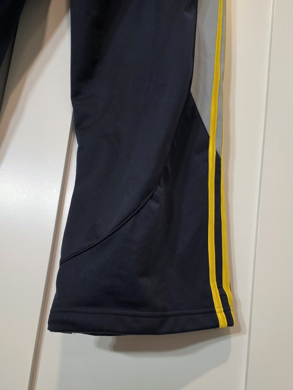 Vintage Adidas Warm Up Basketball Athletic Pants Classic Baggy Navy Size Large - Picture 13 of 13